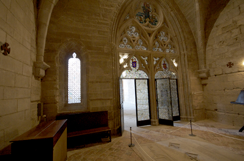 Portada de sala capitular de Vallbona